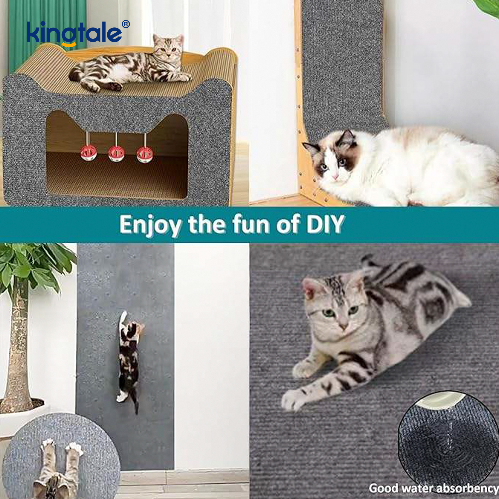 Cat Scratching Self-Adhesive Carpet for Replacement Pads Furniture Protection
