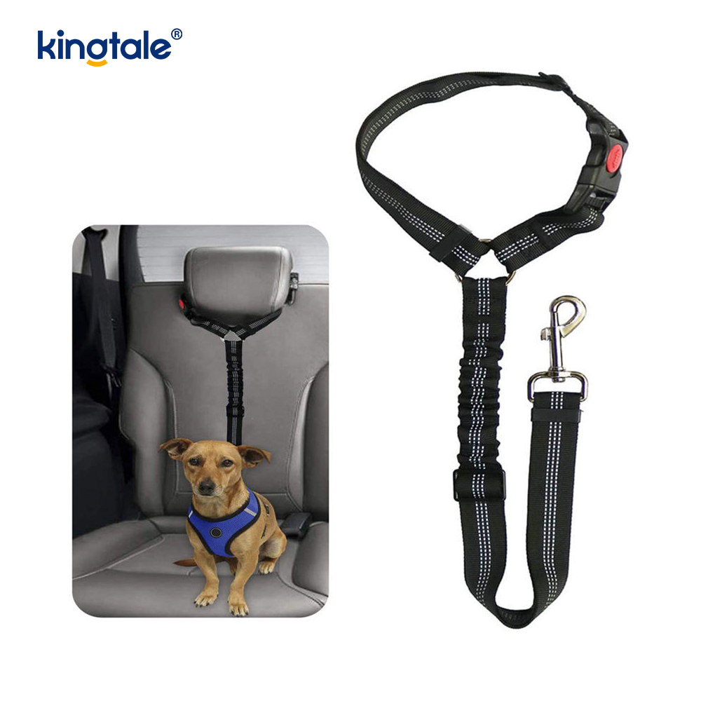 Durable Polyester Reflective Pet Car Seat Belt Leash Anti-Rush 