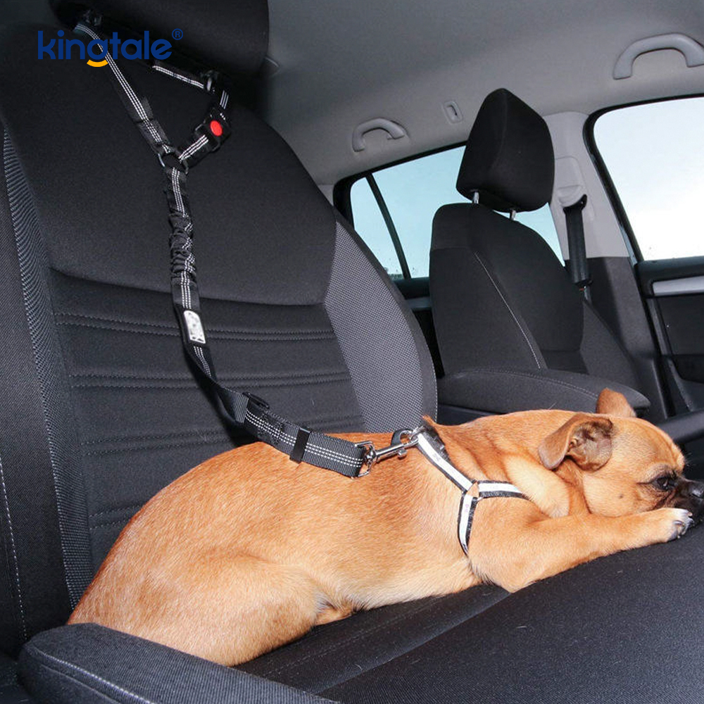 Durable Polyester Reflective Pet Car Seat Belt Leash Anti-Rush 