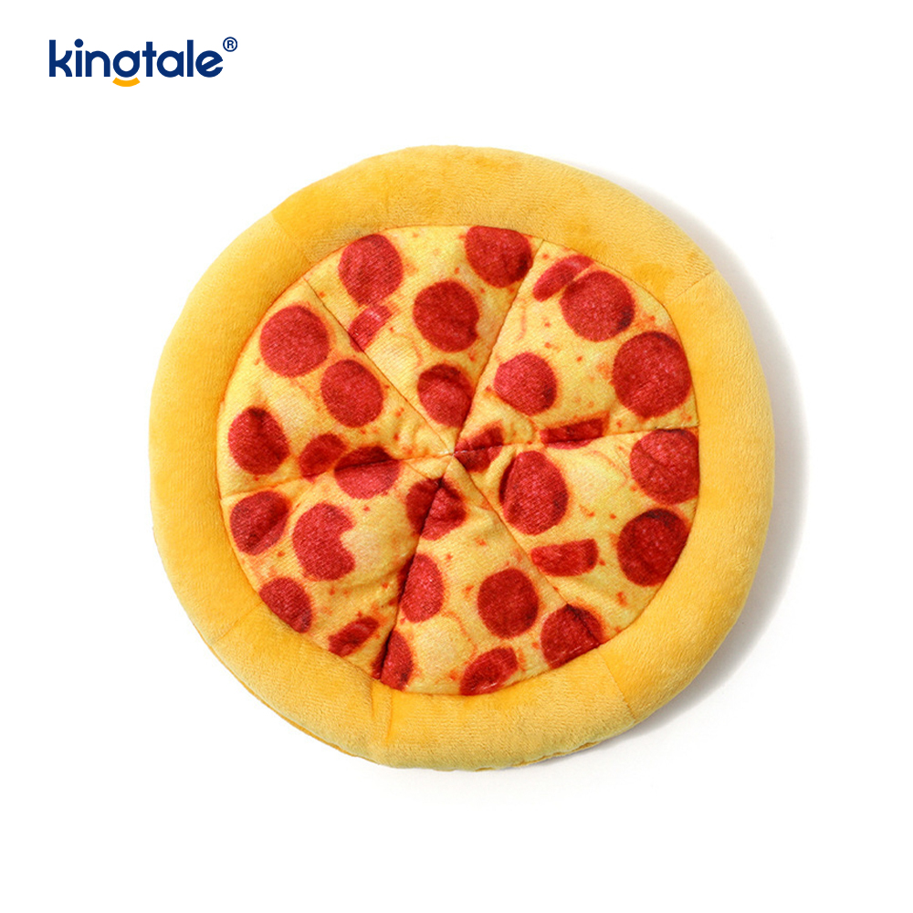 Fun Squeaky Chew Toys for Pets — Pizza & Donut Fun Squeaky Chew Toys for Pets — Pizza & Donut