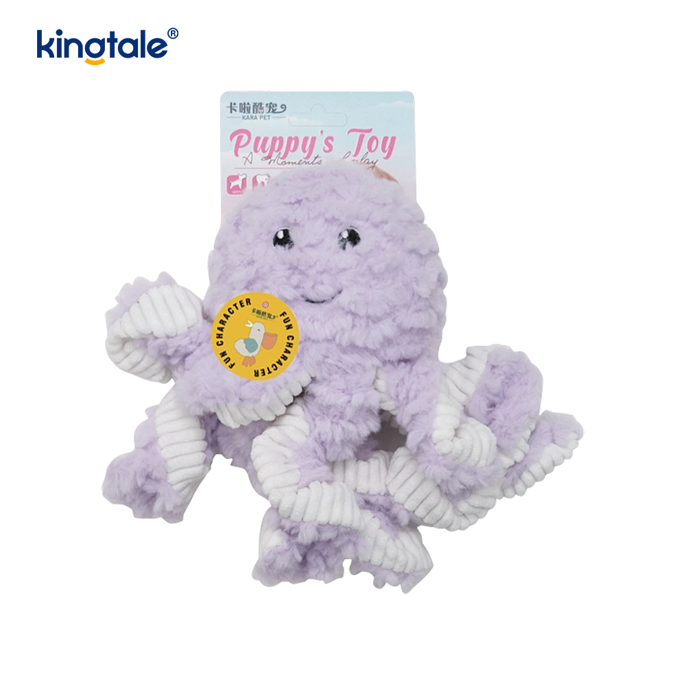 Octopus, Sloth, Rabbit, Bear, Frog, And Chick-Shaped Plush Pet Toys Octopus, Sloth, Rabbit, Bear, Frog, And Chick-Shaped Plush Pet Toys