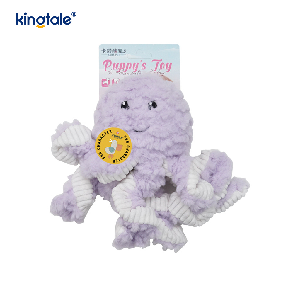 Octopus, Sloth, Rabbit, Bear, Frog, And Chick-Shaped Plush Pet Toys