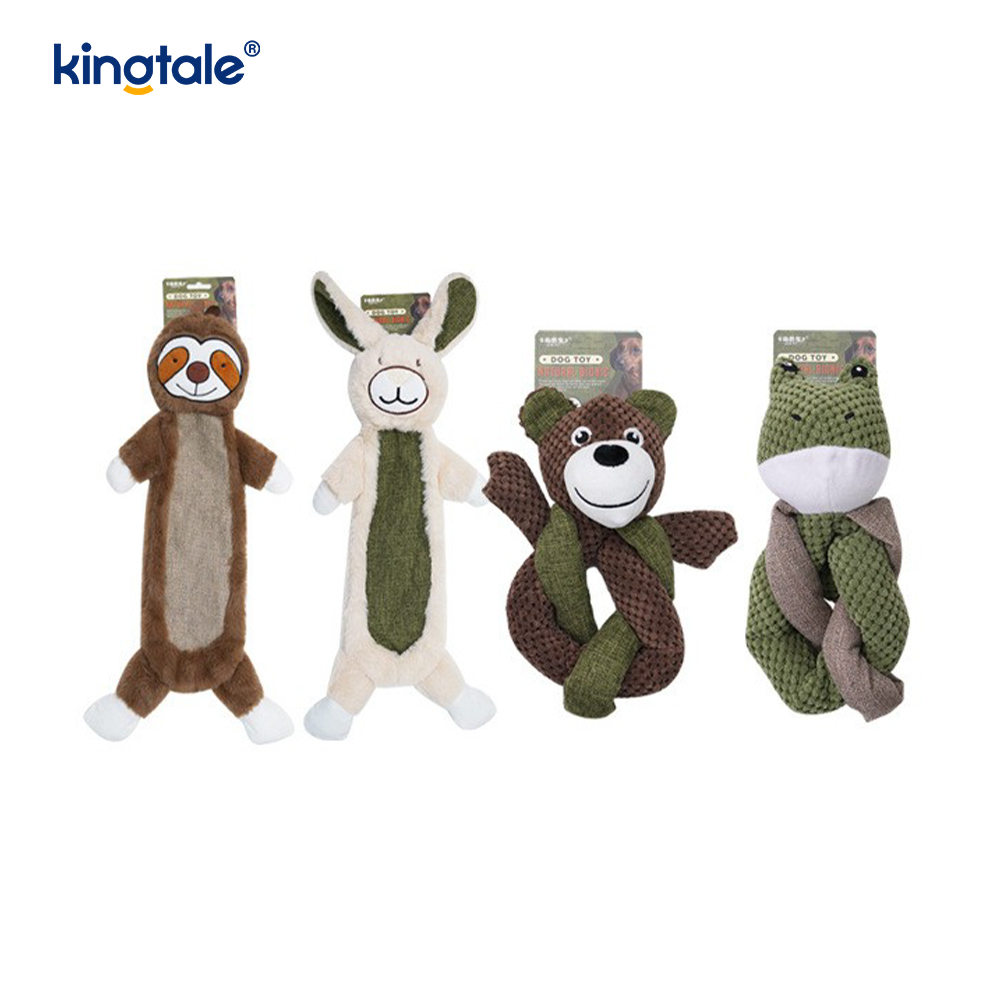 Octopus, Sloth, Rabbit, Bear, Frog, And Chick-Shaped Plush Pet Toys