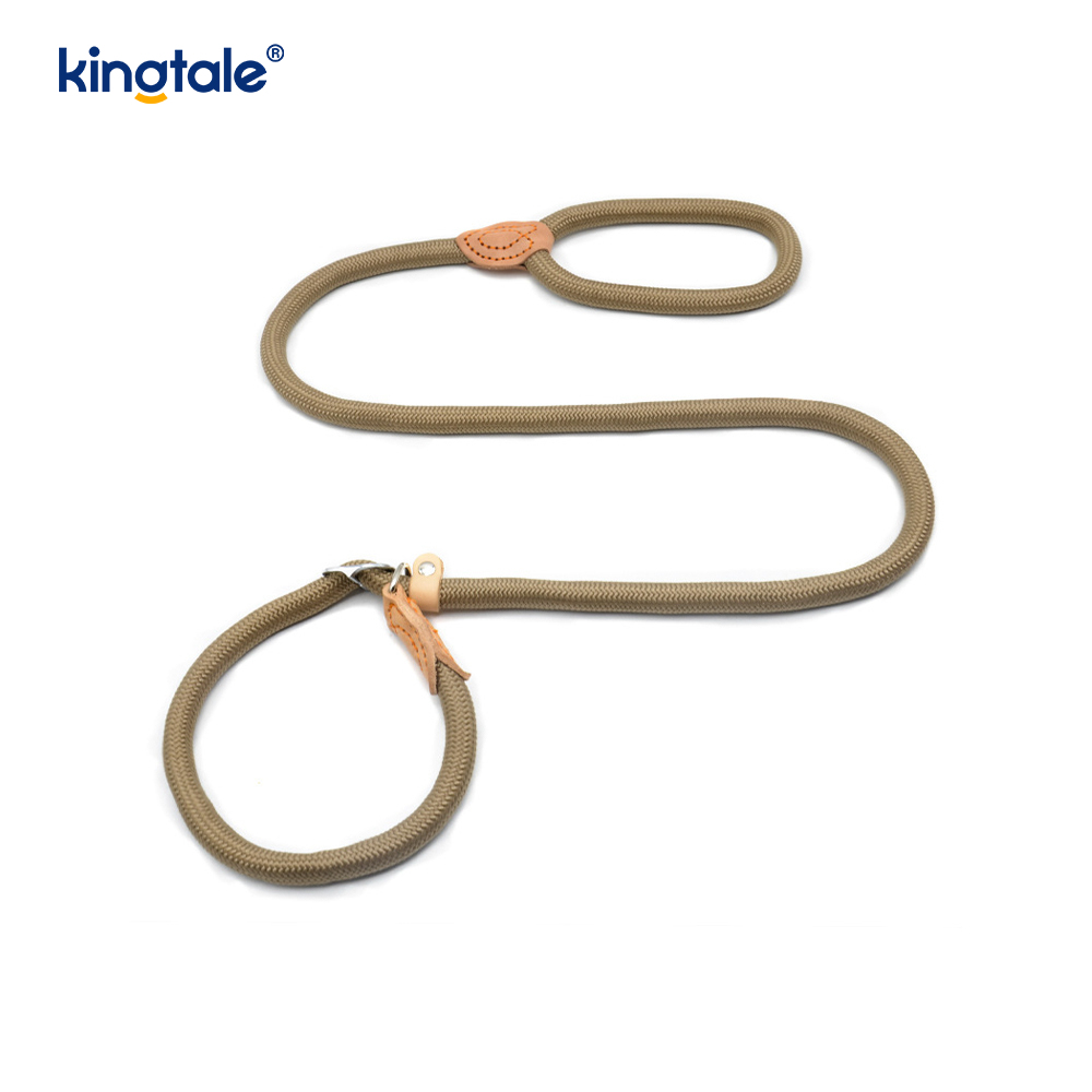 Anti-Pull Extra-Long & Thick P-Leash for Dogs Training Slip Lead 