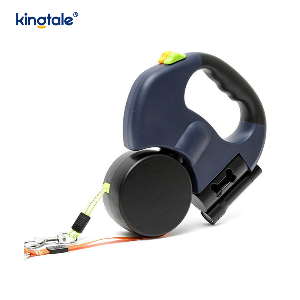 360 Degree Retractable Double Dog Leash with LED Light 360 Degree Retractable Double Dog Leash with LED Light