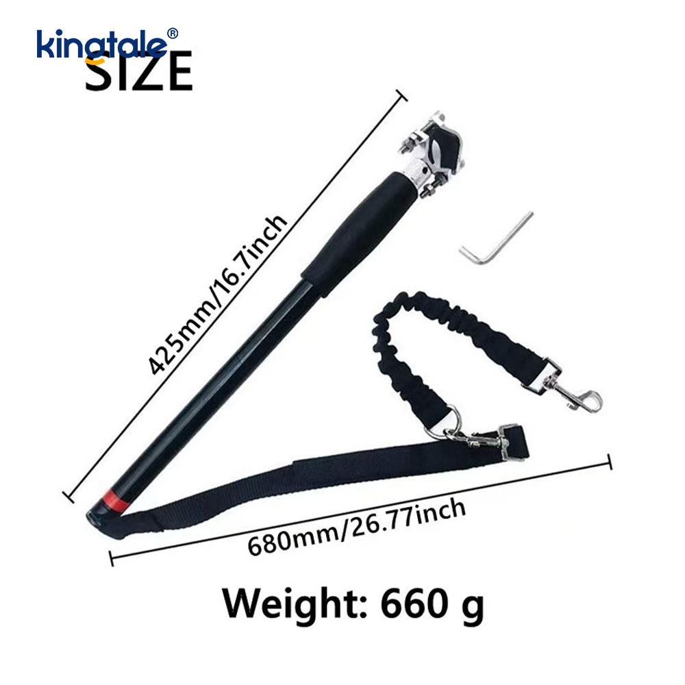 Bicycle Dog Leash Attachment Hands-Free Cycling Dog Traction Rope 