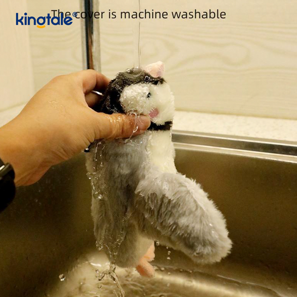 Plush, Realistic Bird/Electric Rechargeable Cat Toy That Makes Sounds When Patted
