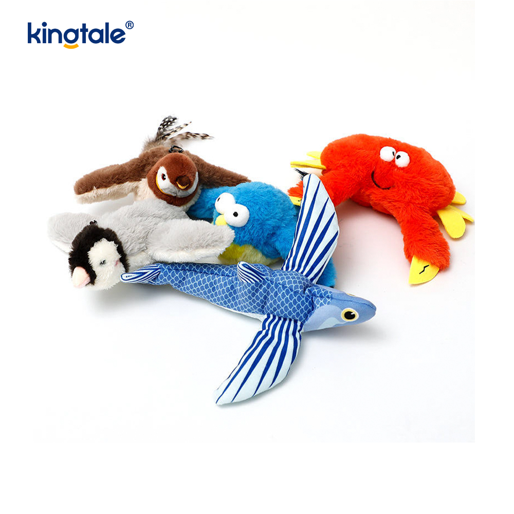 Plush, Realistic Bird/Electric Rechargeable Cat Toy That Makes Sounds When Patted