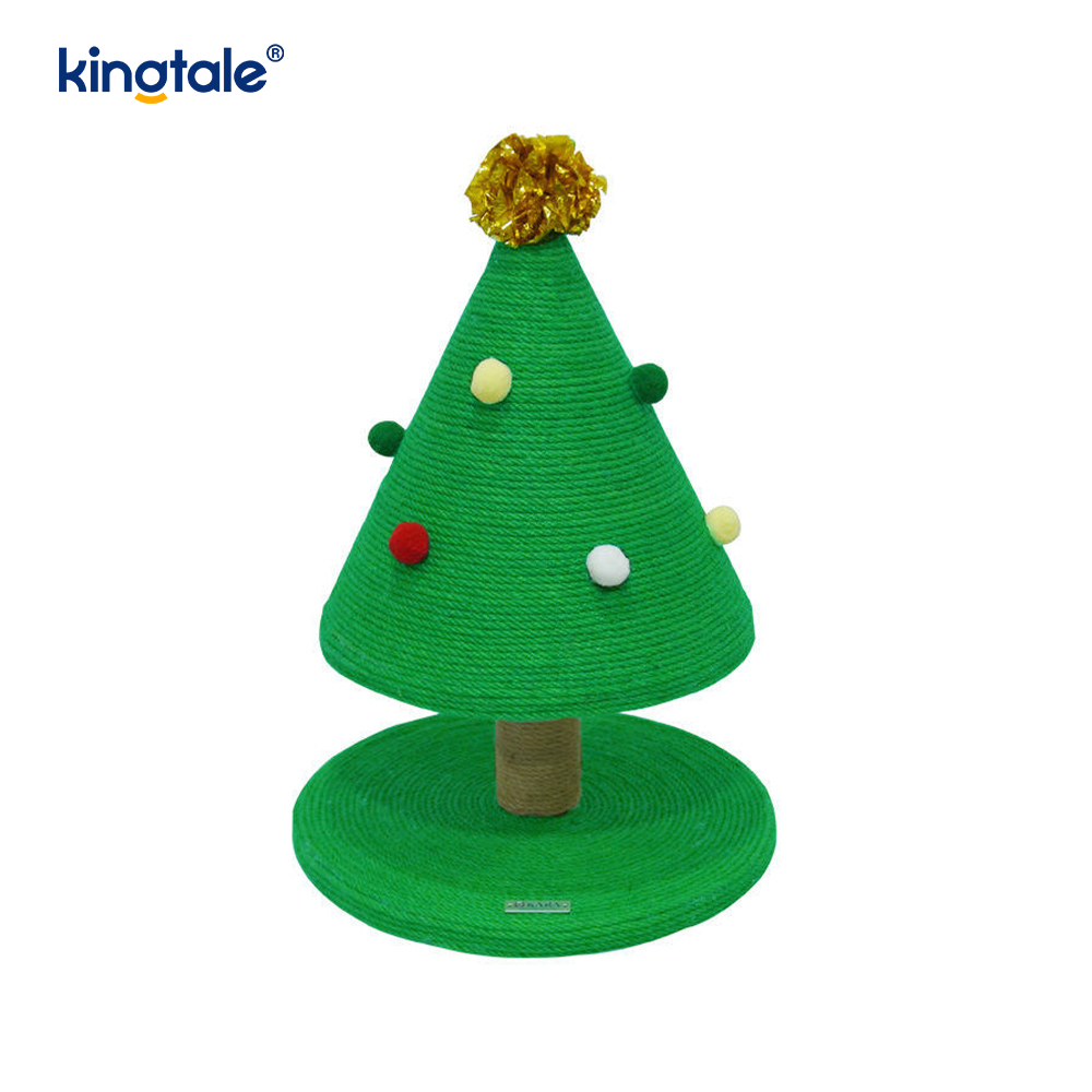 Christmas Series Custom Wear-Resistant Cat Scratch Pillar Siege Tower Apartment