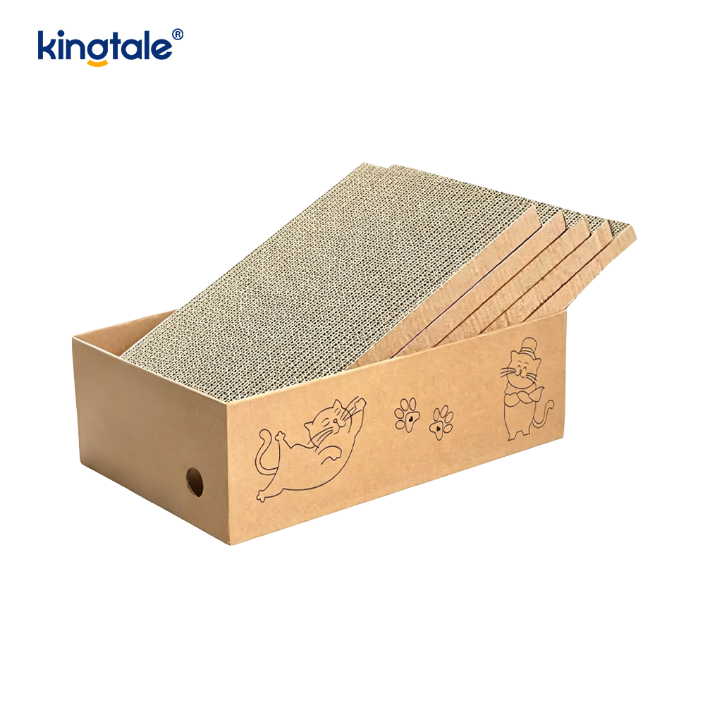  5 Packs in 1 Cat Scratch Pad with Box Suitable for Cats 