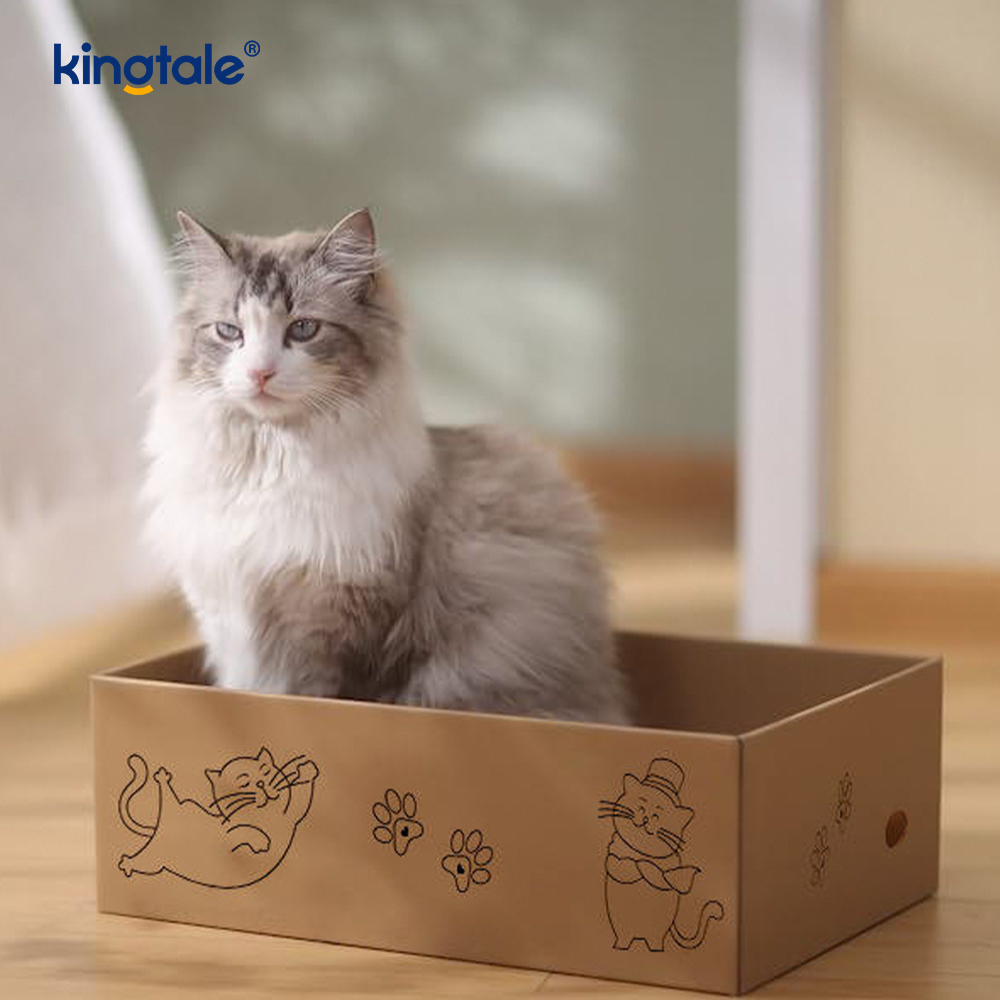 5 Packs in 1 Cat Scratch Pad with Box Suitable for Cats 5 Packs in 1 Cat Scratch Pad with Box Suitable for Cats