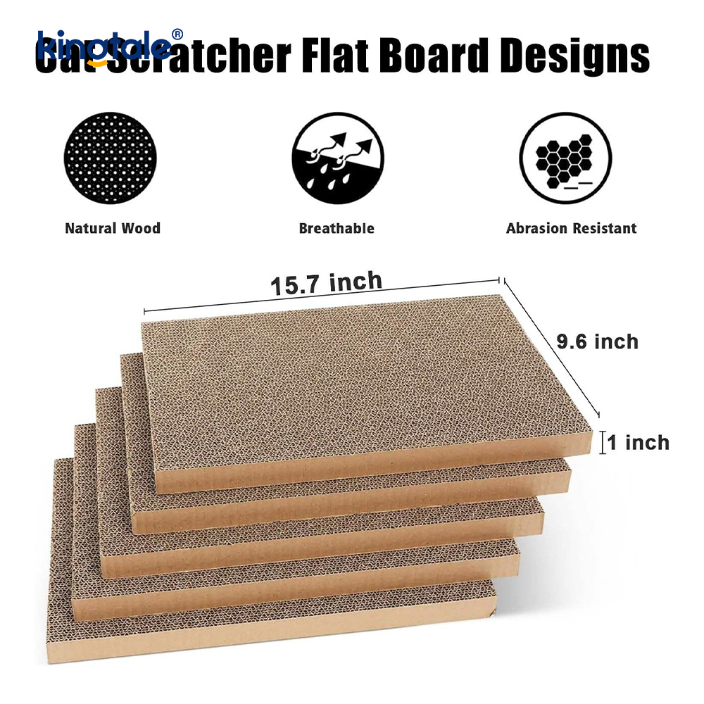 5 Packs in 1 Cat Scratch Pad with Box Suitable for Cats 5 Packs in 1 Cat Scratch Pad with Box Suitable for Cats
