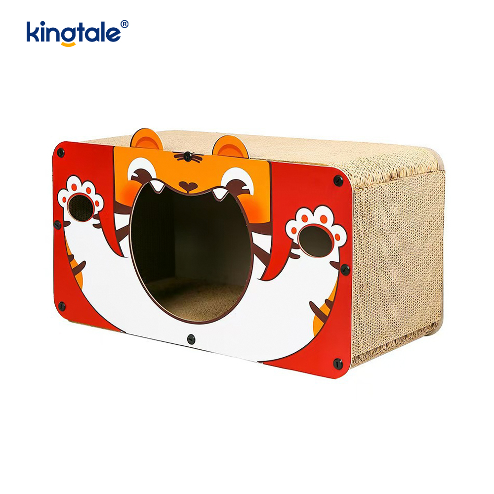 Corrugated Paper Board Cat Scratcher Indoor Toy with Catnip Corrugated Paper Board Cat Scratcher Indoor Toy with Catnip