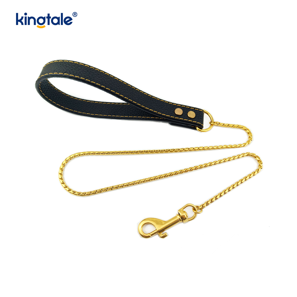 Heavy Duty Chain Dog Leash Metal Multicolored Pet Dog Walking Chain Leash