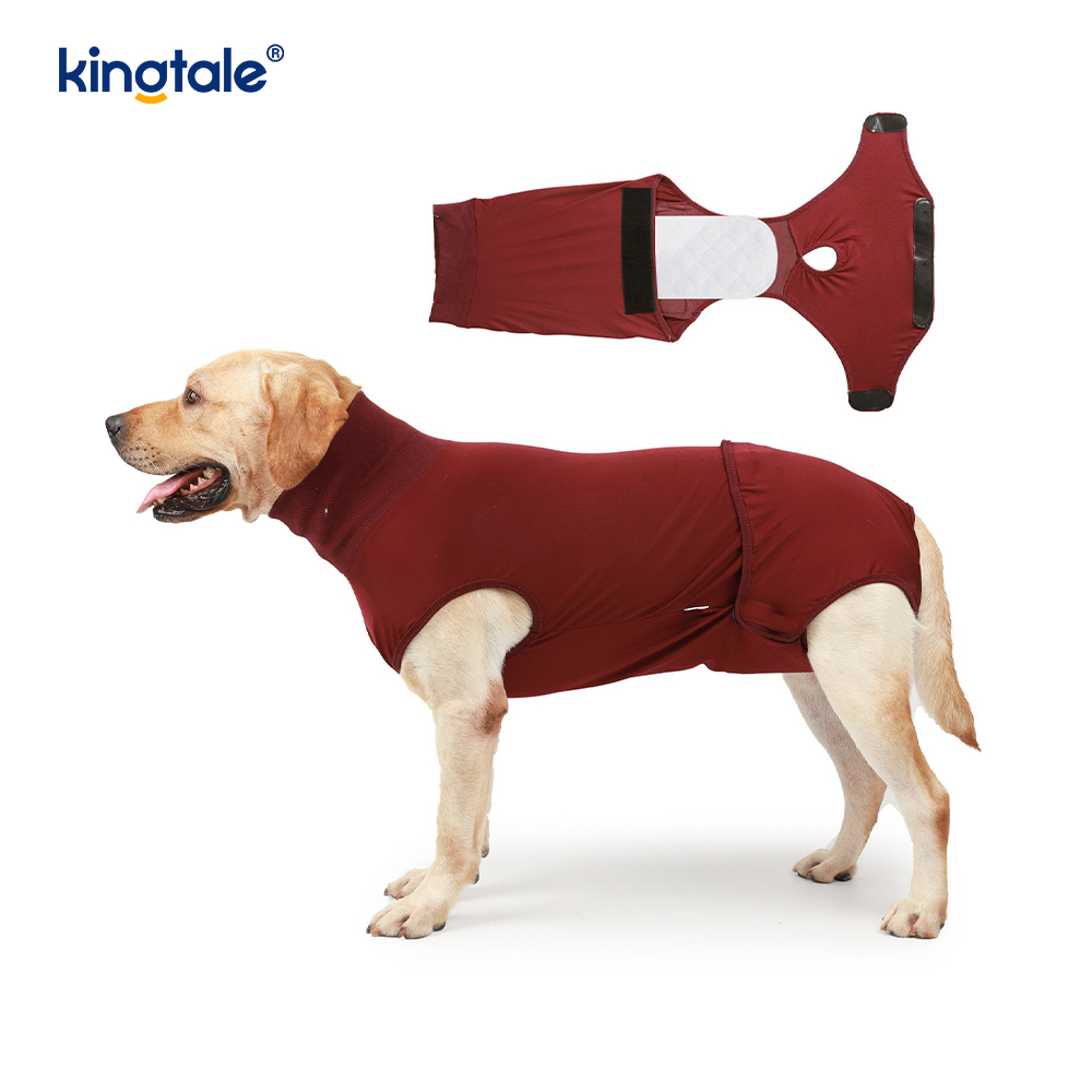 Dog Recovery Suit Abdominal Wound Puppy Surgical Clothes Post-operative Vest 