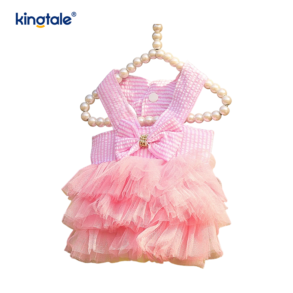 Dog Summer Dress Luxury Shirt Dress Pets Outfits Clothes 