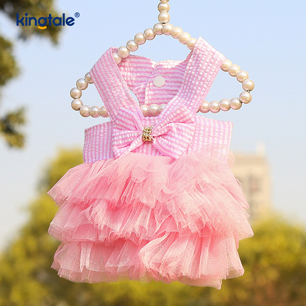 Dog Summer Dress Luxury Shirt Dress Pets Outfits Clothes 
