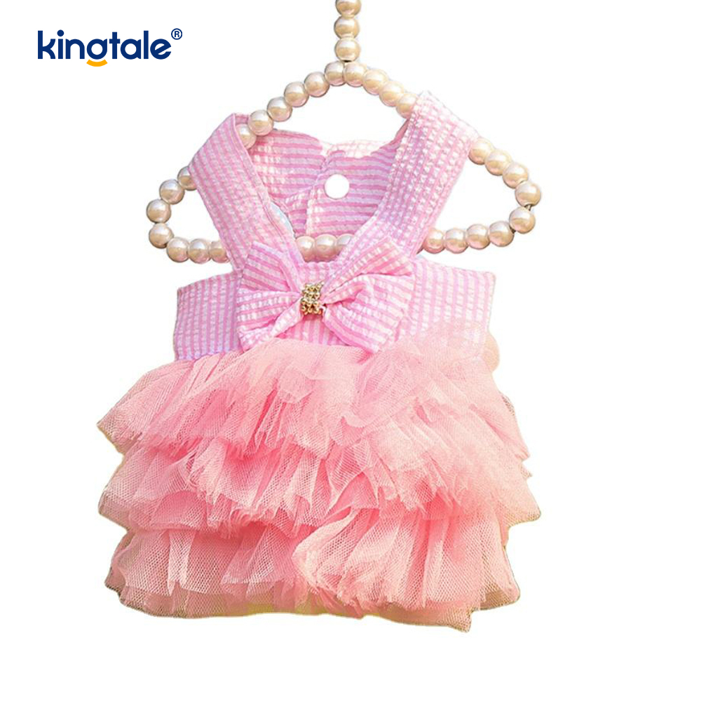 Dog Summer Dress Luxury Shirt Dress Pets Outfits Clothes 