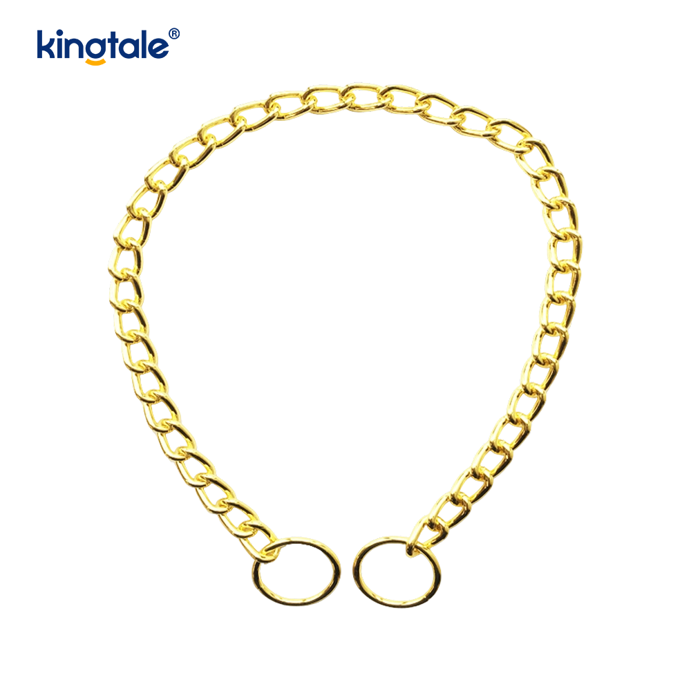 Gold Pet Big Metal Choke Chain Dog Chain Collar For Small Medium Large 
