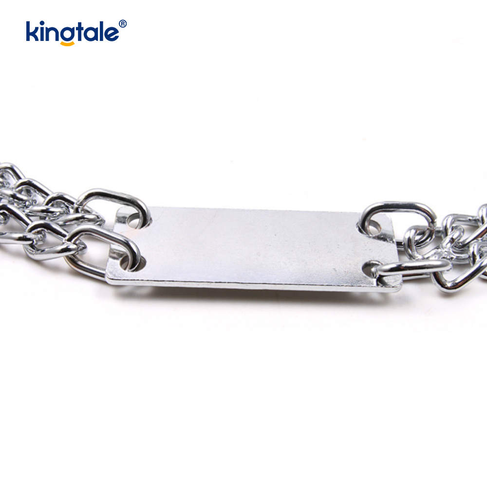 Heavy Duty Dogs Metal Slip Link Training Martingale Puppy Collars 