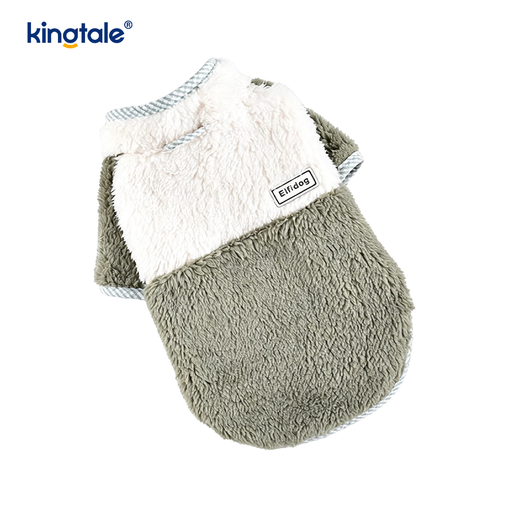 Dog Fleece Vest Warm Sweatshirt Puppy Stretchy Sweater Pullover