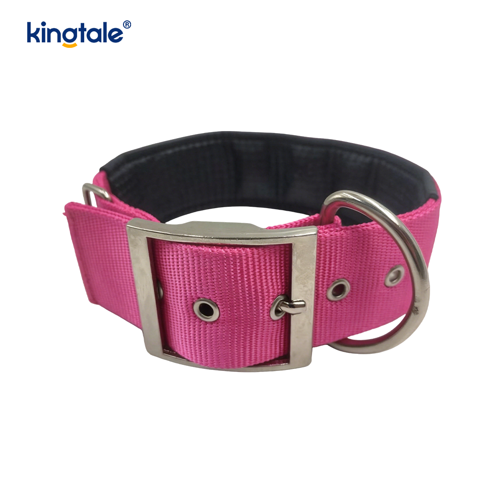 Soft Comfortable Adjustable Double Layer Padded Dog Collar for Large Dogs