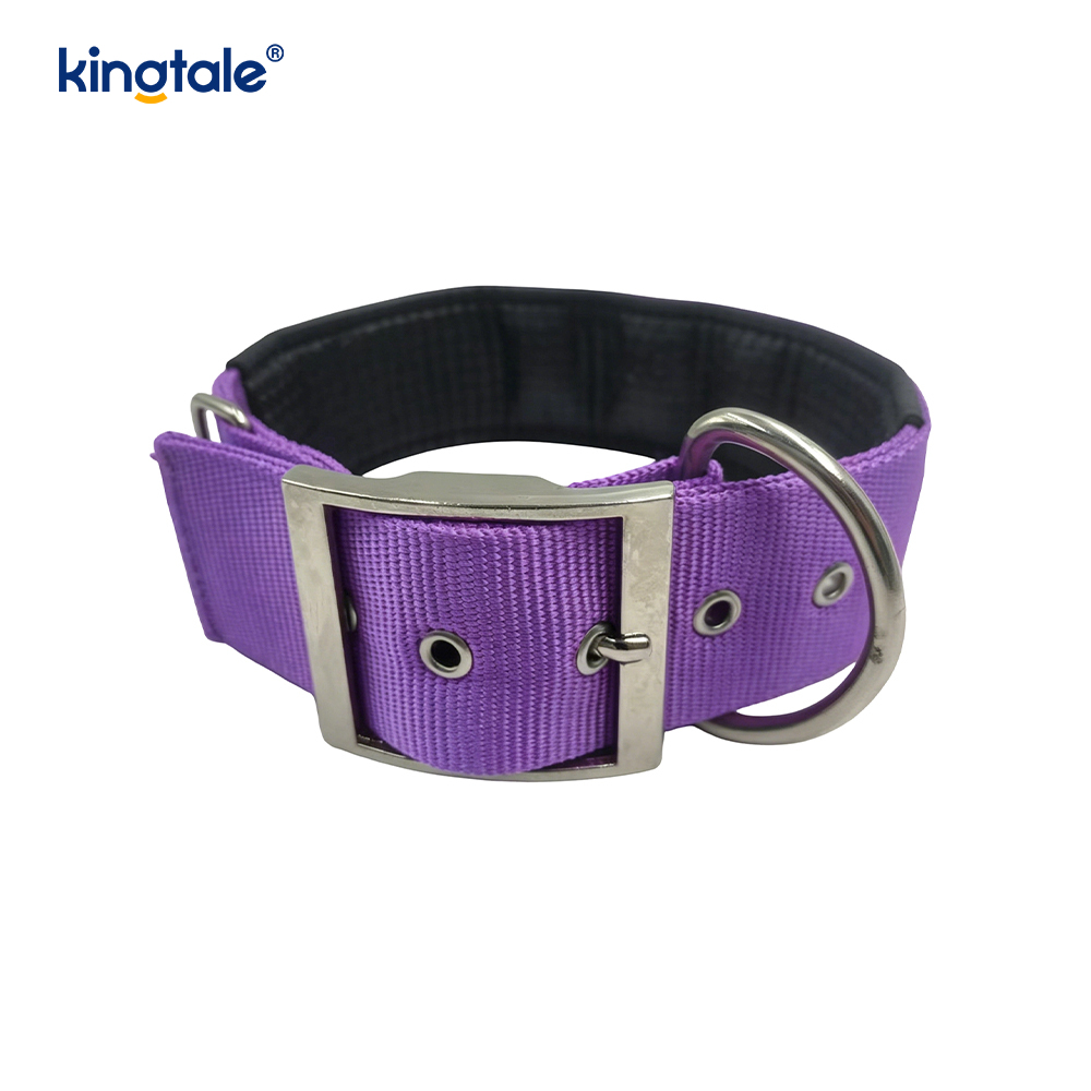Soft Comfortable Adjustable Double Layer Padded Dog Collar for Large Dogs