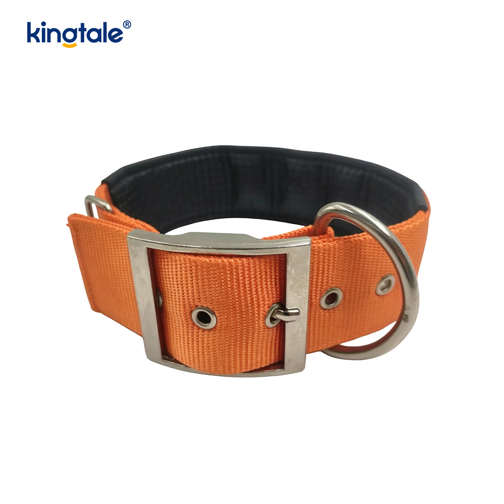 Soft Comfortable Adjustable Double Layer Padded Dog Collar for Large Dogs