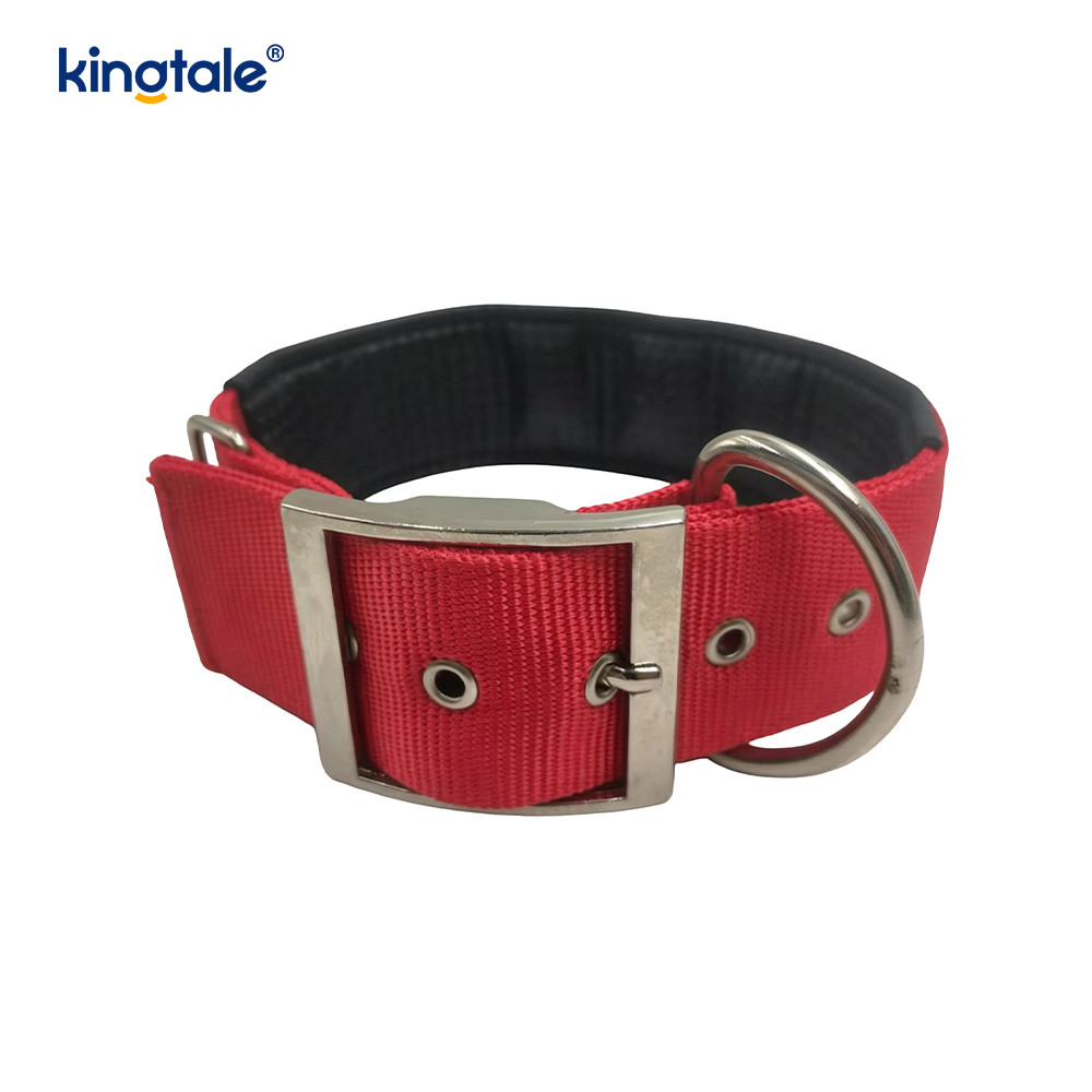 Soft Comfortable Adjustable Double Layer Padded Dog Collar for Large Dogs