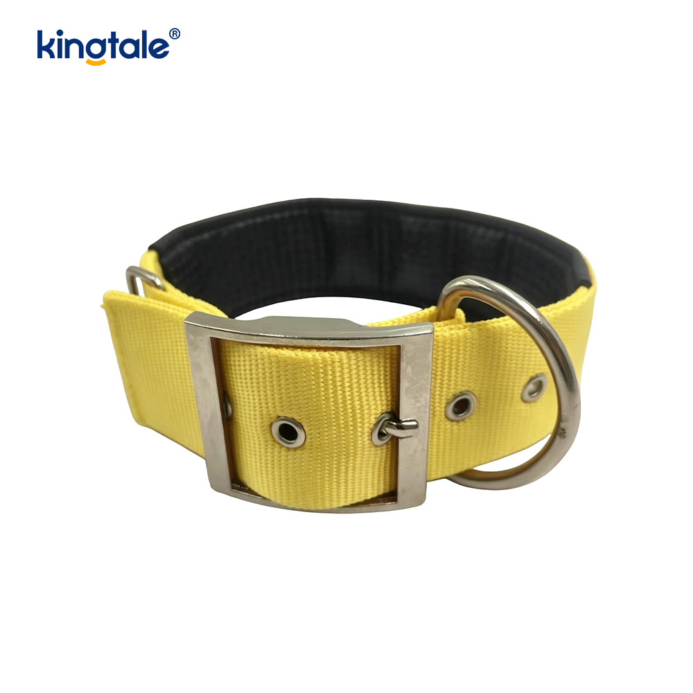 Soft Comfortable Adjustable Double Layer Padded Dog Collar for Large Dogs