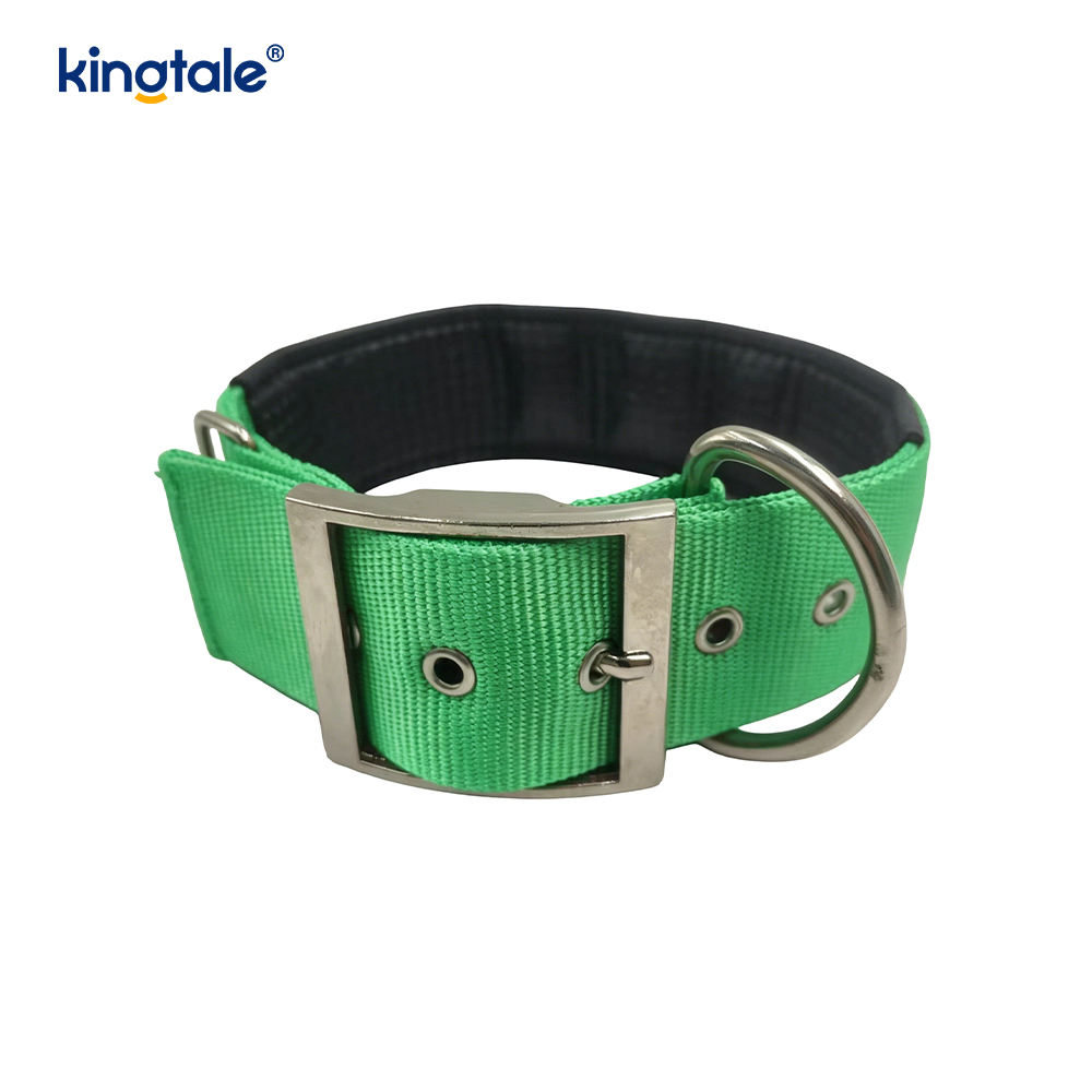 Soft Comfortable Adjustable Double Layer Padded Dog Collar for Large Dogs