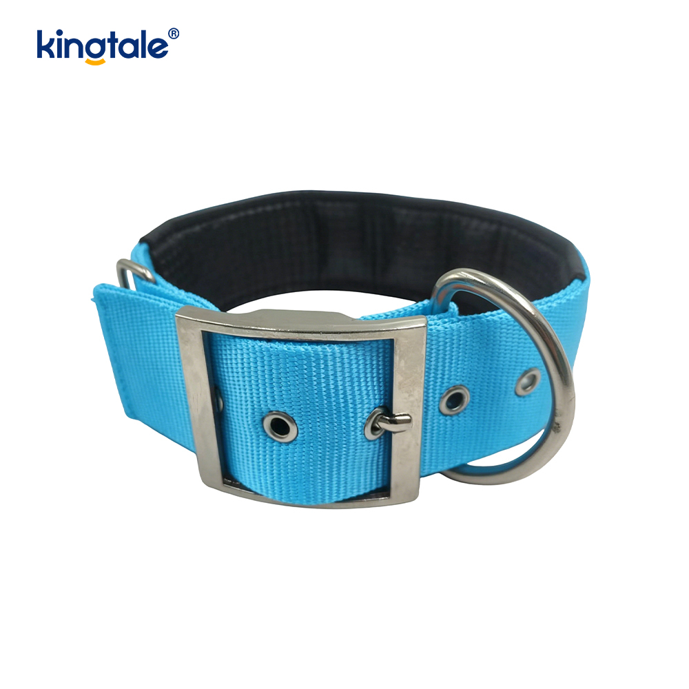 Soft Comfortable Adjustable Double Layer Padded Dog Collar for Large Dogs