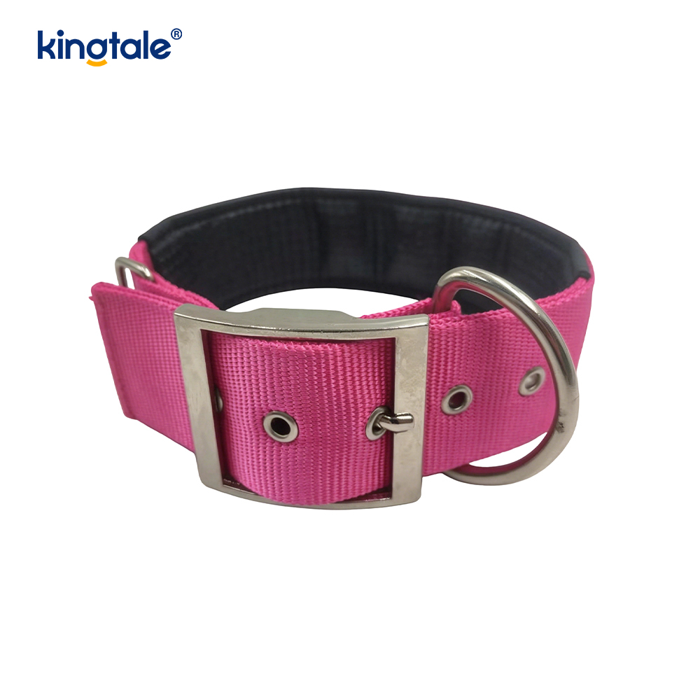 Soft Comfortable Adjustable Double Layer Padded Dog Collar for Large Dogs