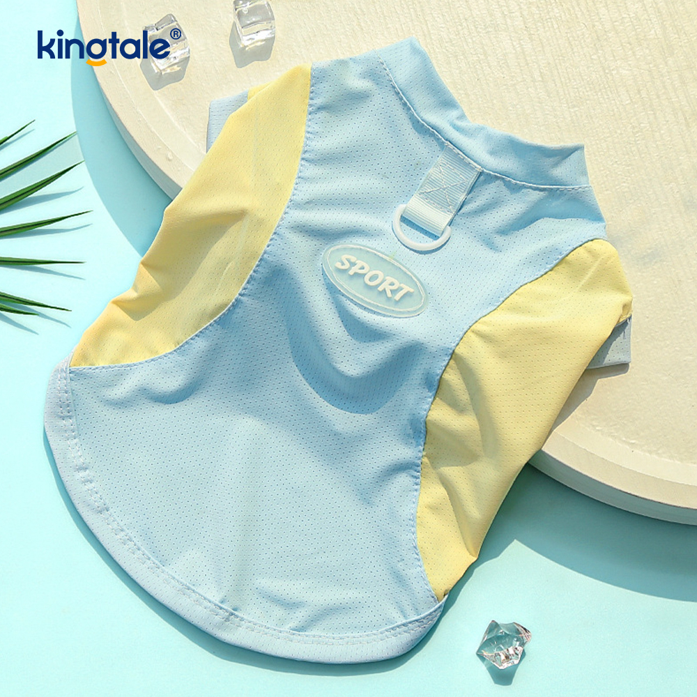 Dog Cooling Vest with D-Ring Dog Tshirt Sun Protection