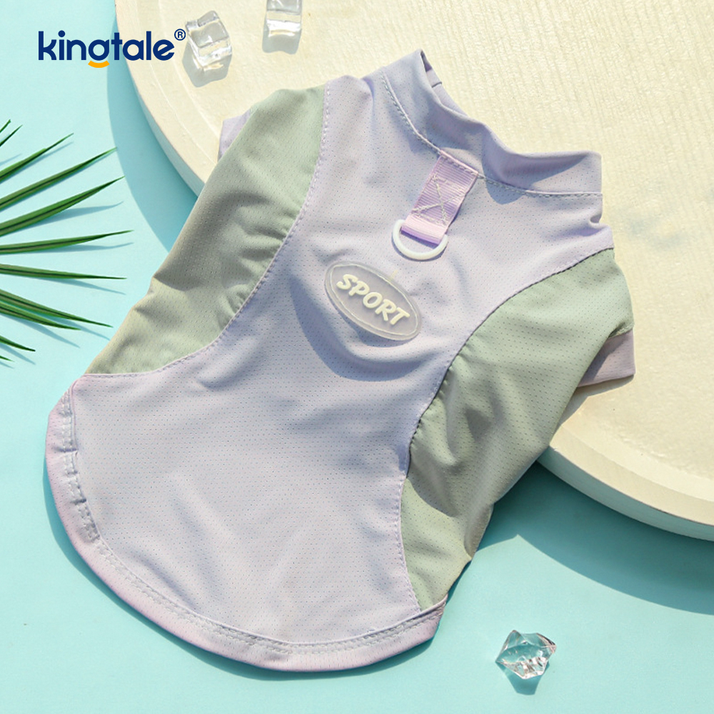 Dog Cooling Vest with D-Ring Dog Tshirt Sun Protection