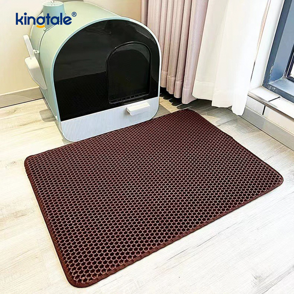 Cat Litter Mat Large Double Layer Honeycomb Cat Litter Trapping Mat