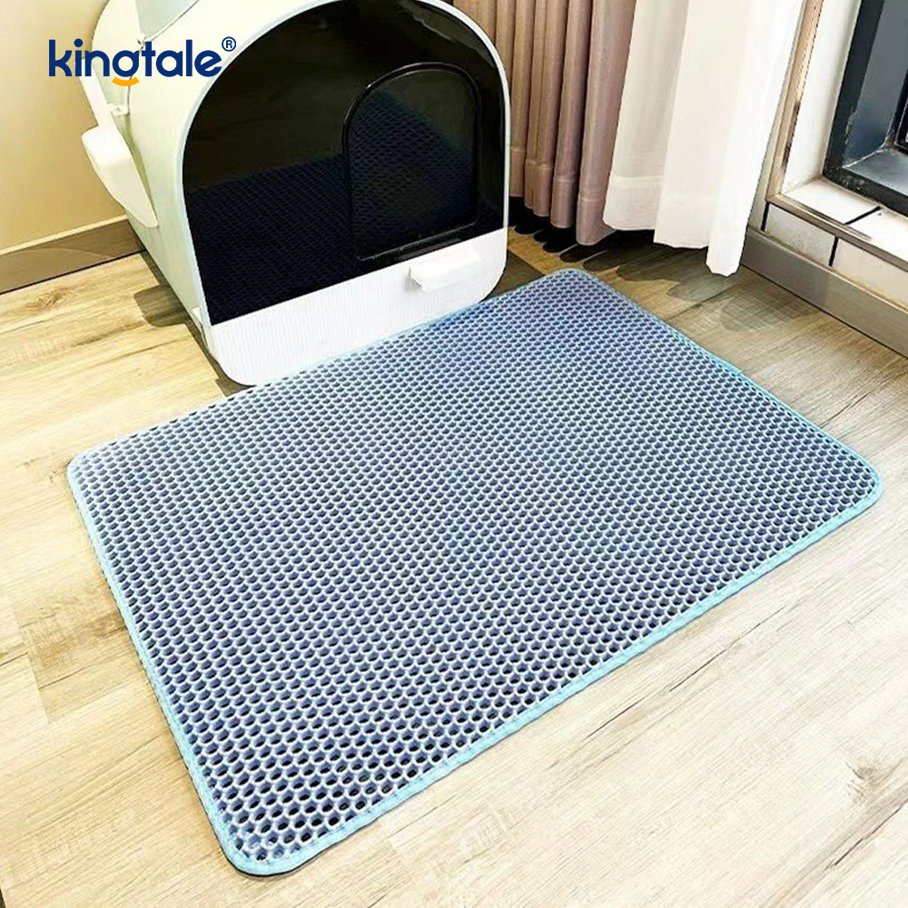 Cat Litter Mat Large Double Layer Honeycomb Cat Litter Trapping Mat