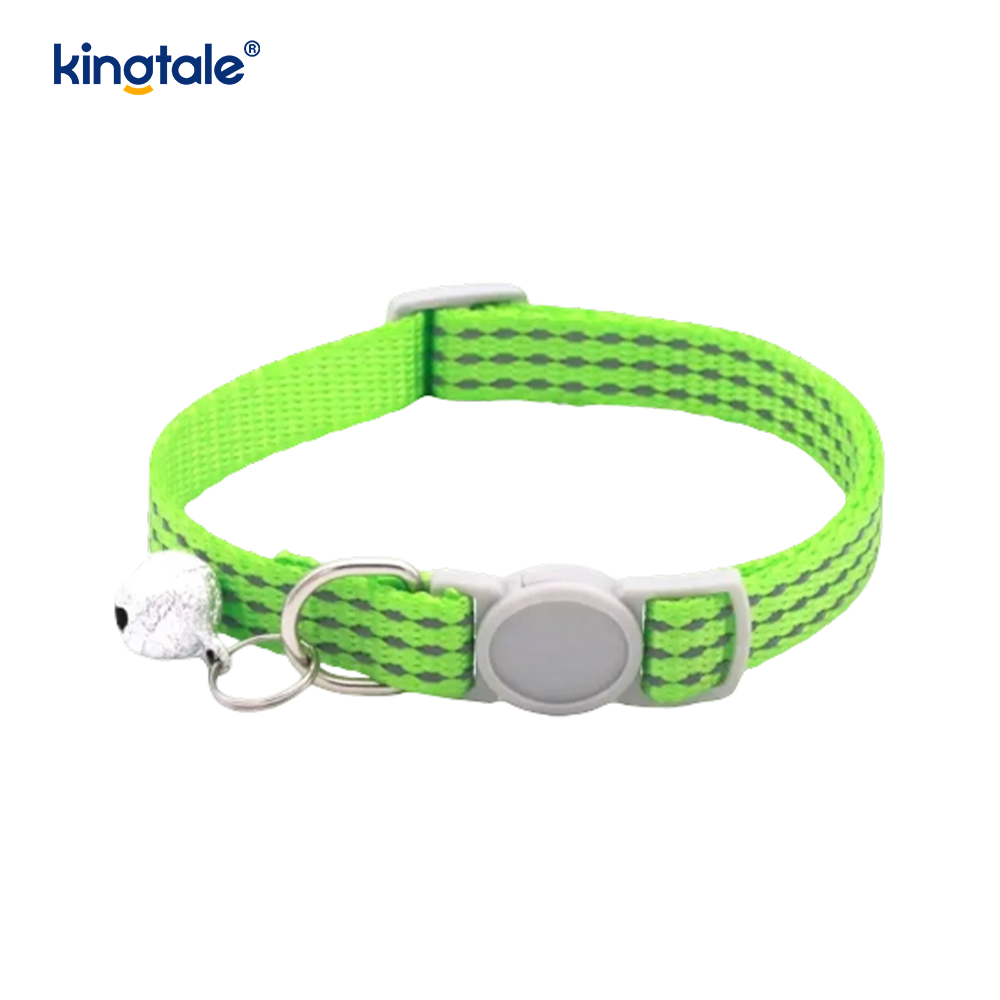 High Visibility Night Strip Lightweight Adjustable Nylon Collar for Boy Girl Cats