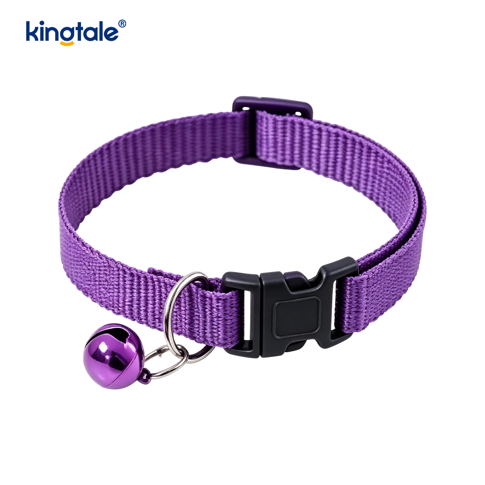 Safety Quick Release Cat Collars with Bell Anti-Suffocation Kitten Puppy Collars