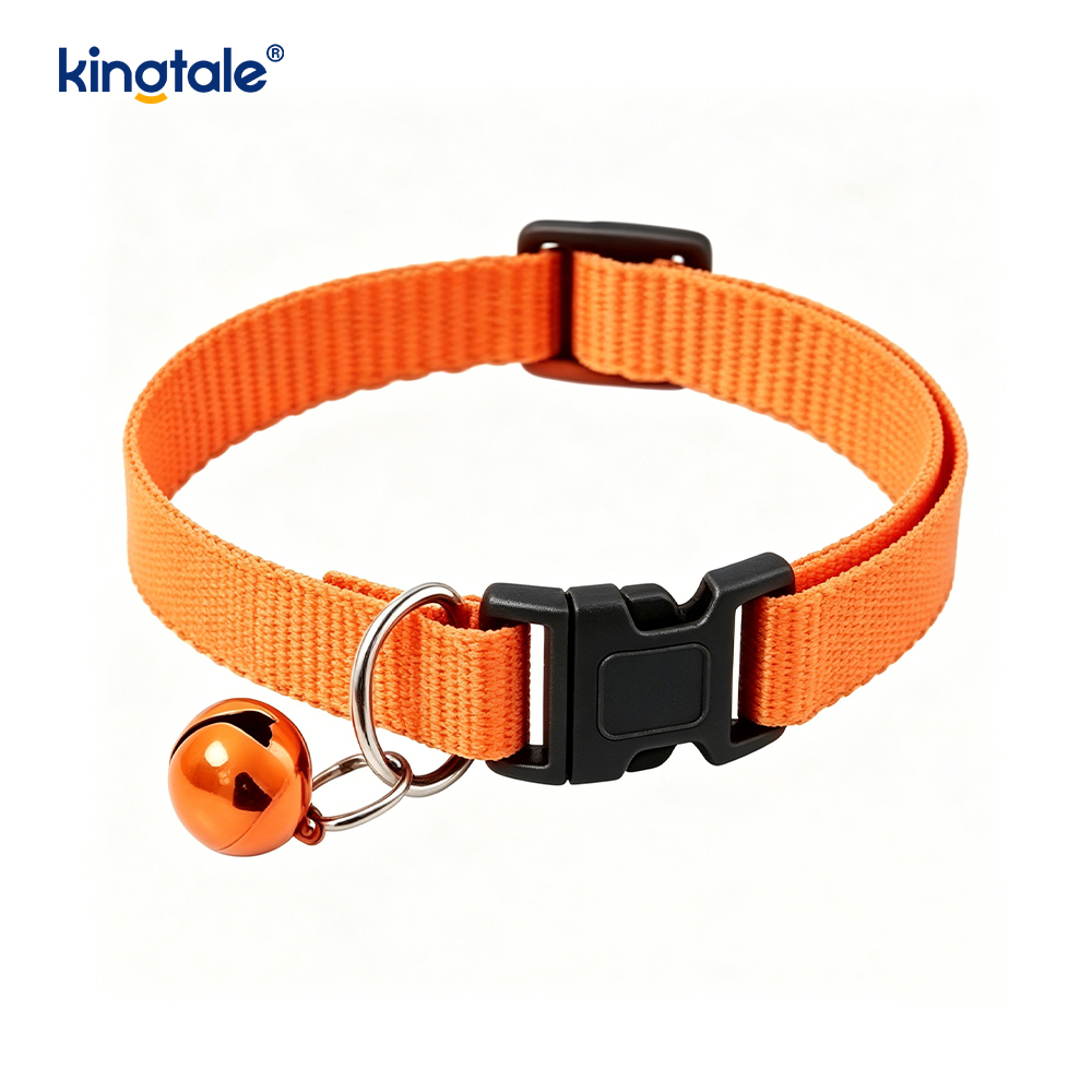 Safety Quick Release Cat Collars with Bell Anti-Suffocation Kitten Puppy Collars
