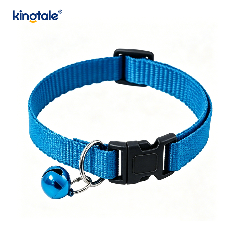 Safety Quick Release Cat Collars with Bell Anti-Suffocation Kitten Puppy Collars