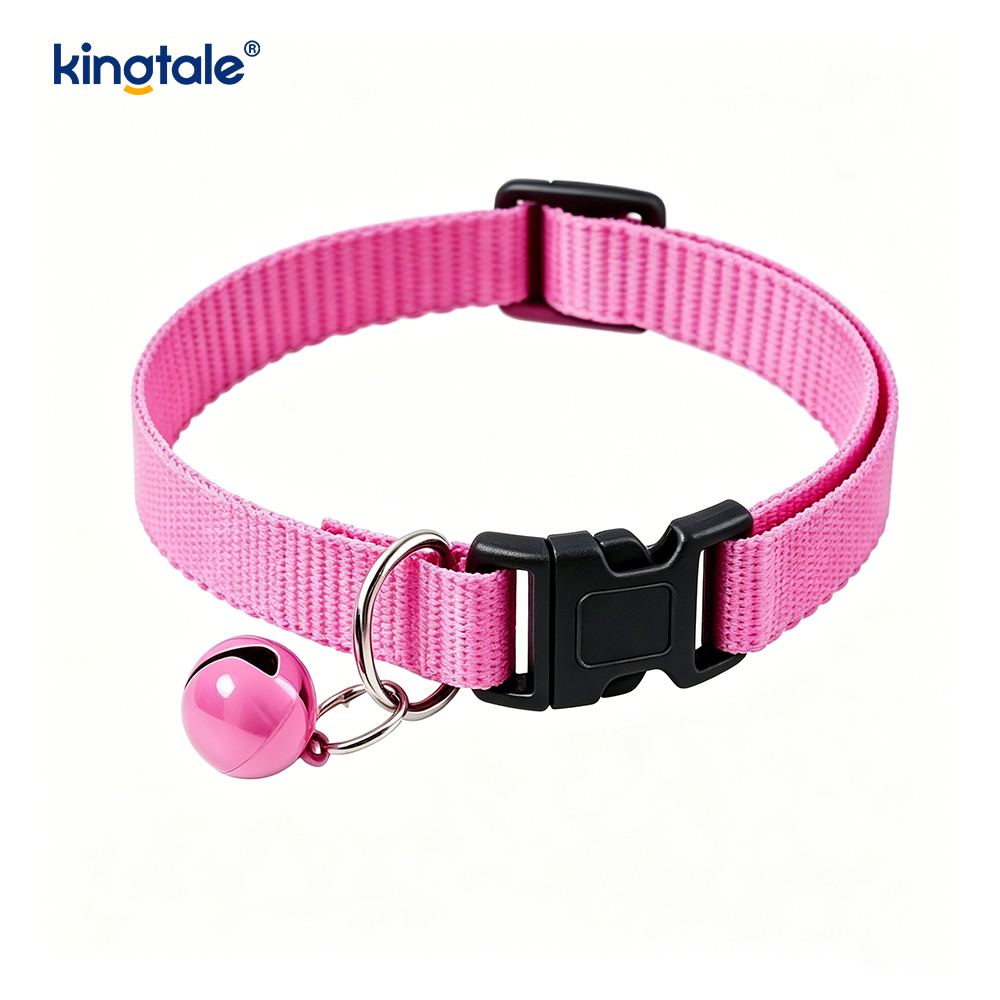 Safety Quick Release Cat Collars with Bell Anti-Suffocation Kitten Puppy Collars