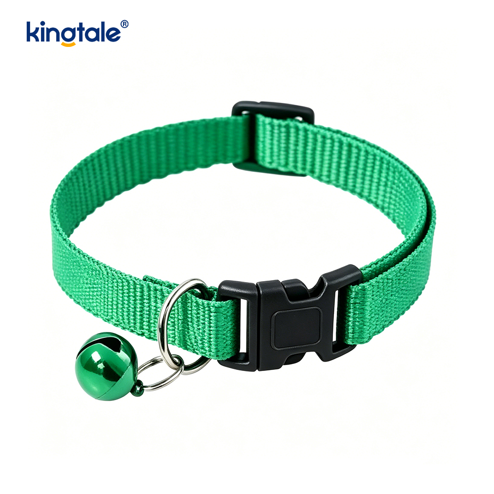 Safety Quick Release Cat Collars with Bell Anti-Suffocation Kitten Puppy Collars