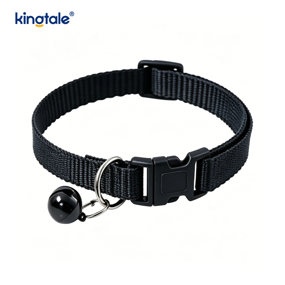 Safety Quick Release Cat Collars with Bell Anti-Suffocation Kitten Puppy Collars