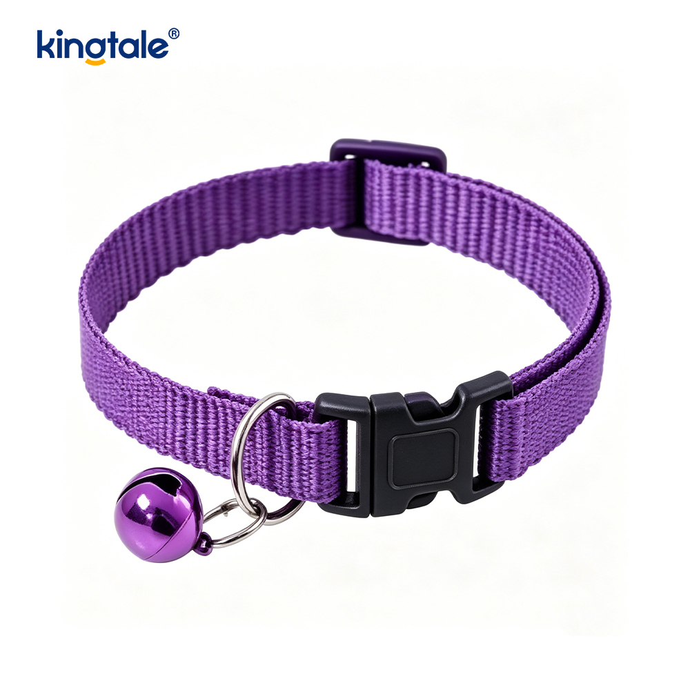 Safety Quick Release Cat Collars with Bell Anti-Suffocation Kitten Puppy Collars