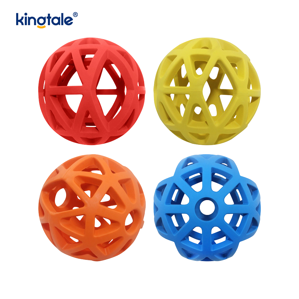 Rubber Bite Resistant Pet Toys with Holes for Chewing Teeth Rubber Bite Resistant Pet Toys with Holes for Chewing Teeth
