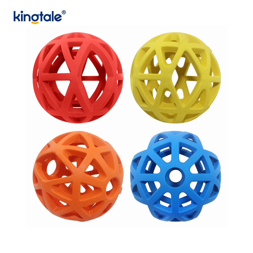 Rubber Bite Resistant Pet Toys with Holes for Chewing Teeth Rubber Bite Resistant Pet Toys with Holes for Chewing Teeth