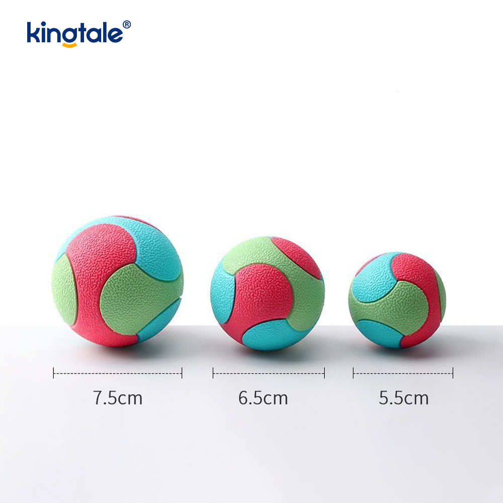 Durable Bite-Resistant Toy Ball for Dog Teeth Cleaning Bite Resistance Squeaky