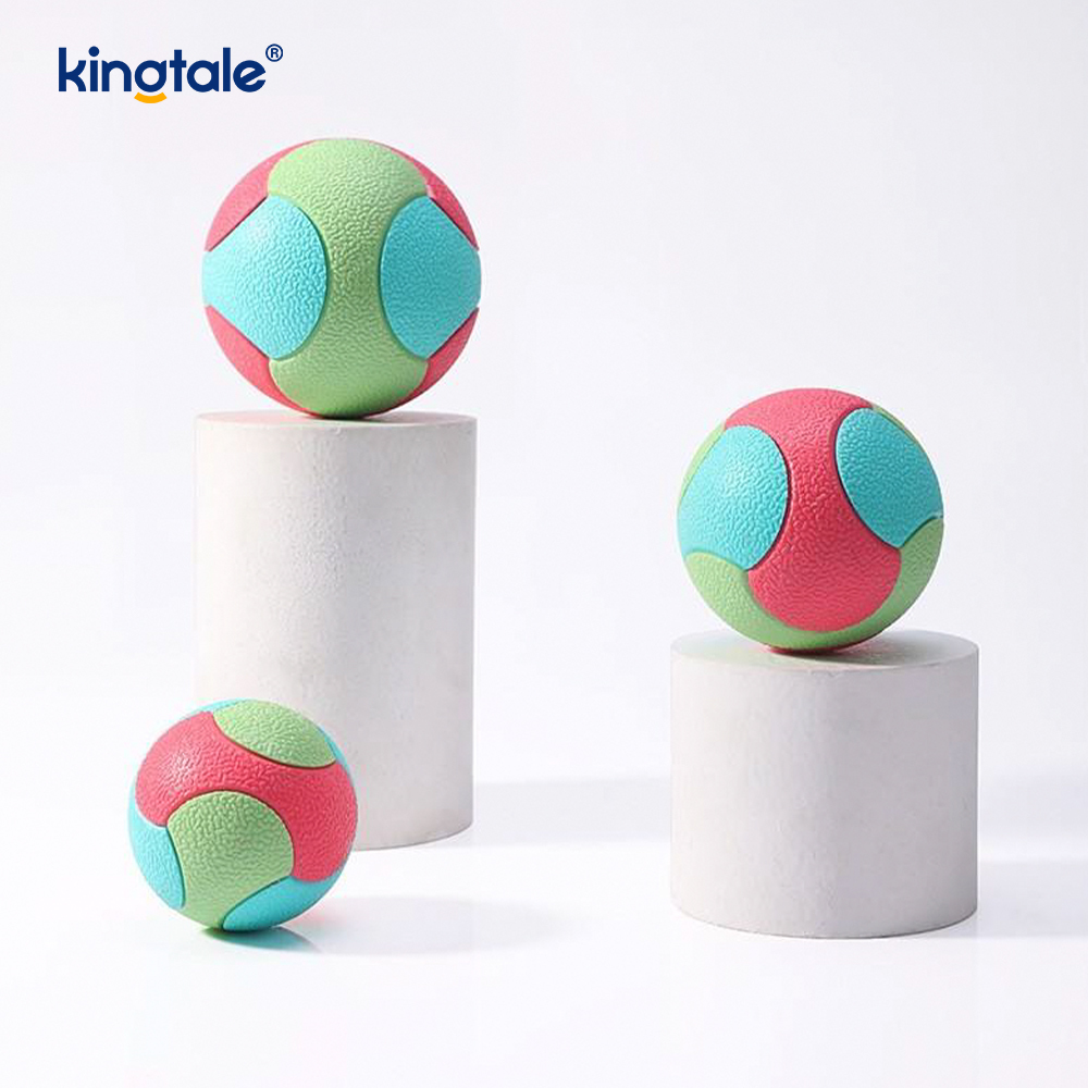 Durable Bite-Resistant Toy Ball for Dog Teeth Cleaning Bite Resistance Squeaky