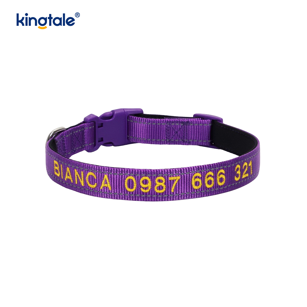 Service Dog Collar Coded Buckle Design For Preventing Accidents Warns